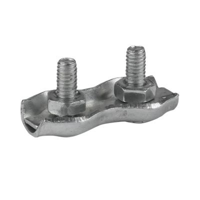 Зажим для троса двойной Duplex (3 мм) EKF zdtd-3