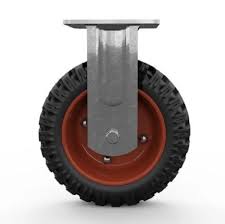 Колесо большегрузное неповоротное PF 160 150 мм резина с протектором (N) TOR 1048778