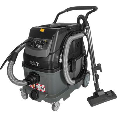 Пылесос строительный электрич. P.I.T. ULTRA, 1600Вт, розетка 2кВт, коннектор, 40л, сух/мокр