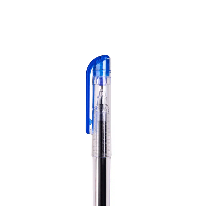 Ручка гелевая "My-Gel Standard", 0.5 мм, прозрачный, стерж. синий