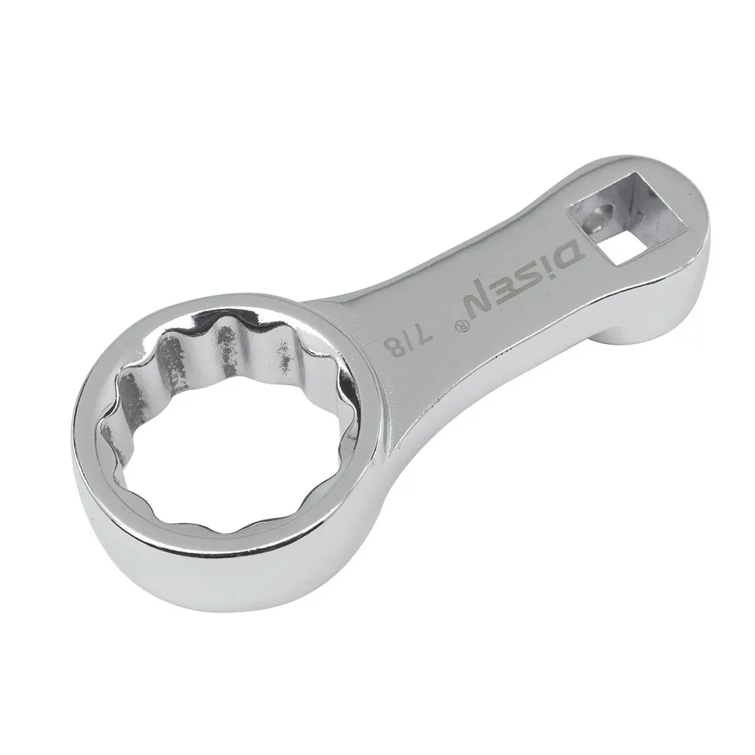 Набор дюймовых накидных ключей с воротком, односторонних, 9 пр. DISEN DS-KT5095P