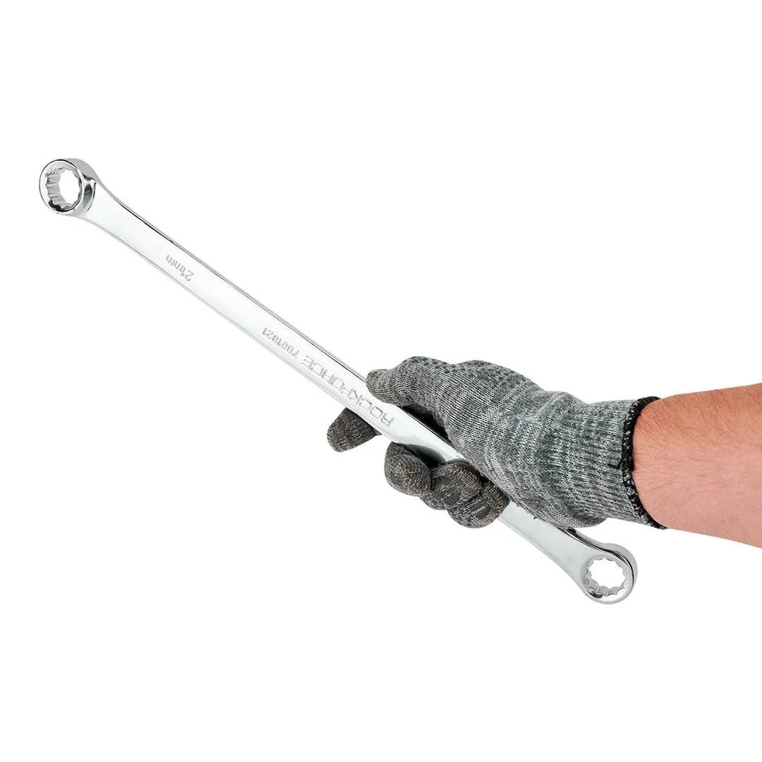 Набор накидных экстра длинны ключей 8x10-19x21 мм 6 пр RockForce RF-50622P