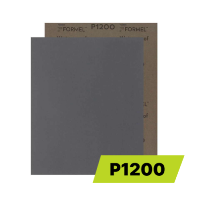 Водостойкая бумага WATERPROOF 230*280 мм, латексная пропитка 30%, зерно Р1200 FORMEL 85957321200