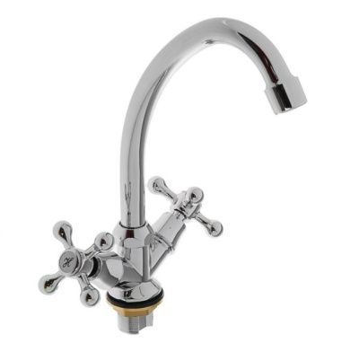 Смеситель для кухни, цинк, хром Ledeme L4908