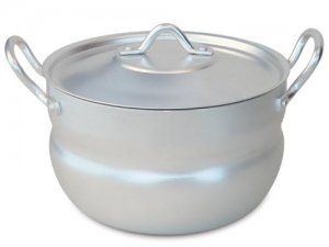 Кастрюля 2,5 л, 2 металлические ручки, металлическая крышка Алкоа 1025