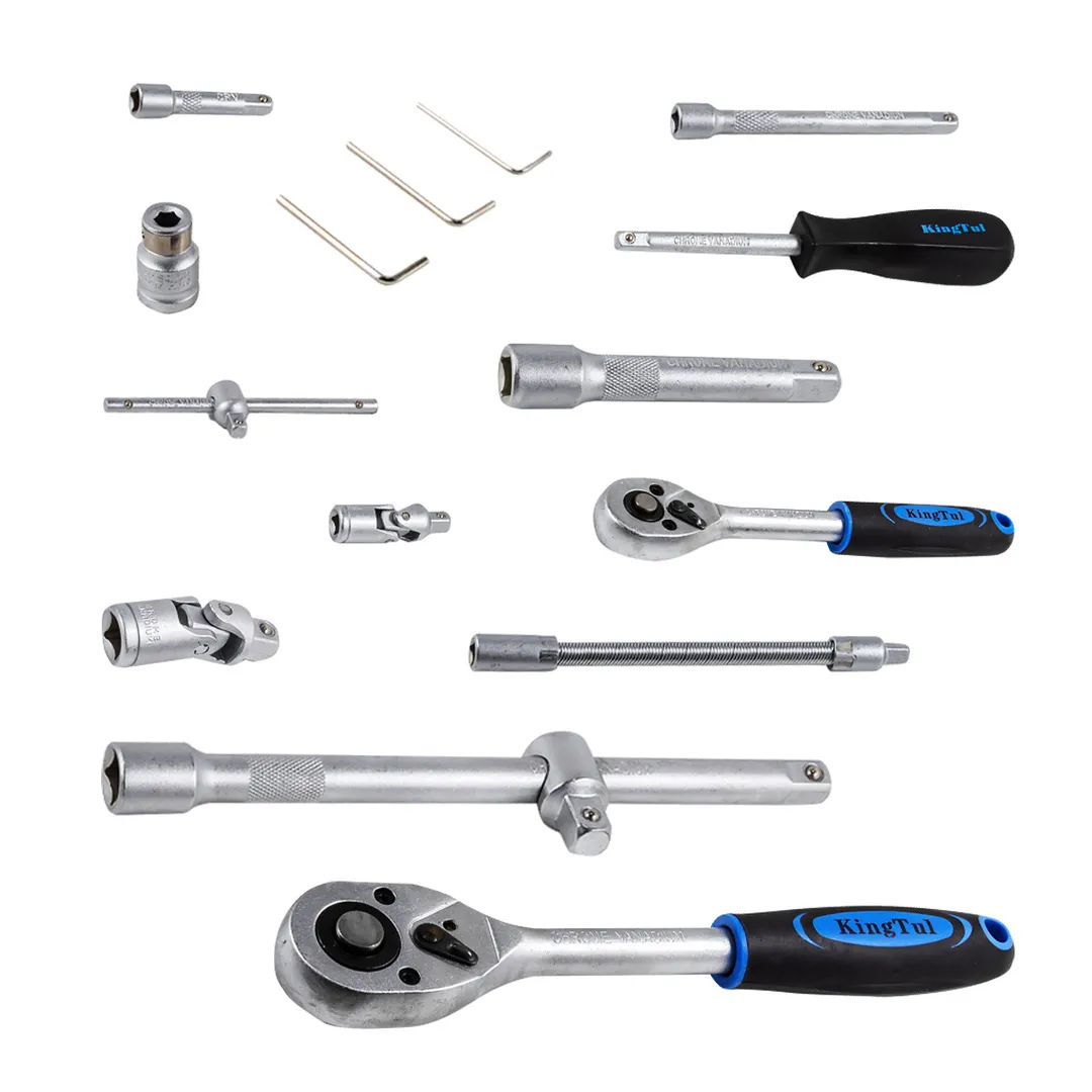 Набор инструментов 94 пр 1/4''&1/2'' 6-гр KINGTUL KT-94