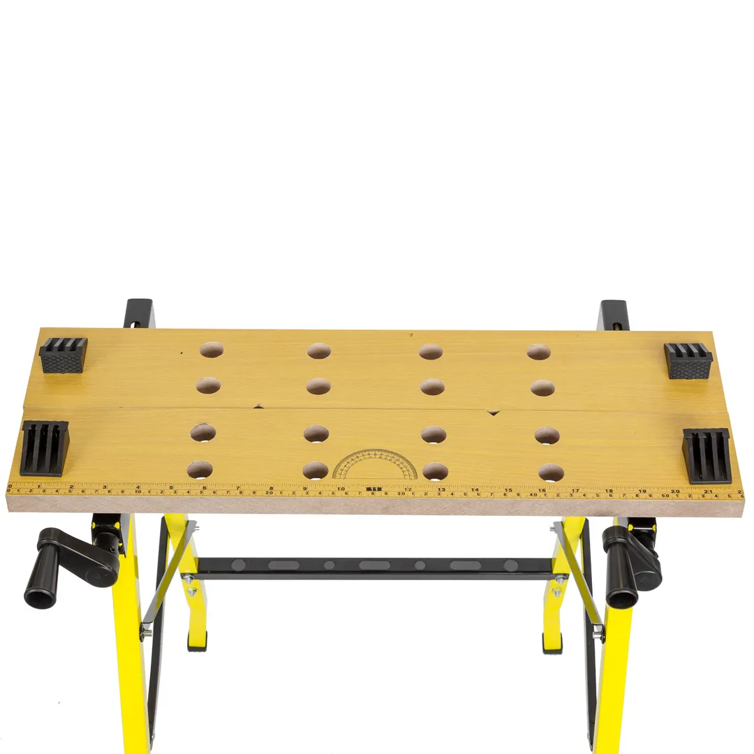 Верстак столярный металлический с разводной столешницей 950x560x165 мм, до 100 кг WMC TOOLS WMC-TG6101045