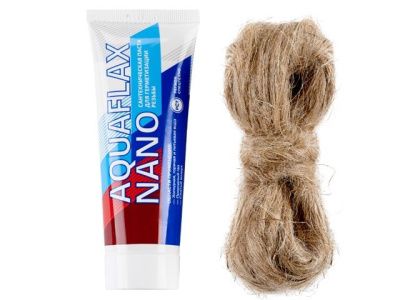 Набор "Aquaflax nano" 80 гр.+лен 20 гр. СантехМастер 61005