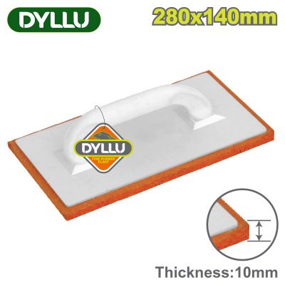 Терка с резиновым покрытием красная 280X140 мм DYLLU DTRN3328