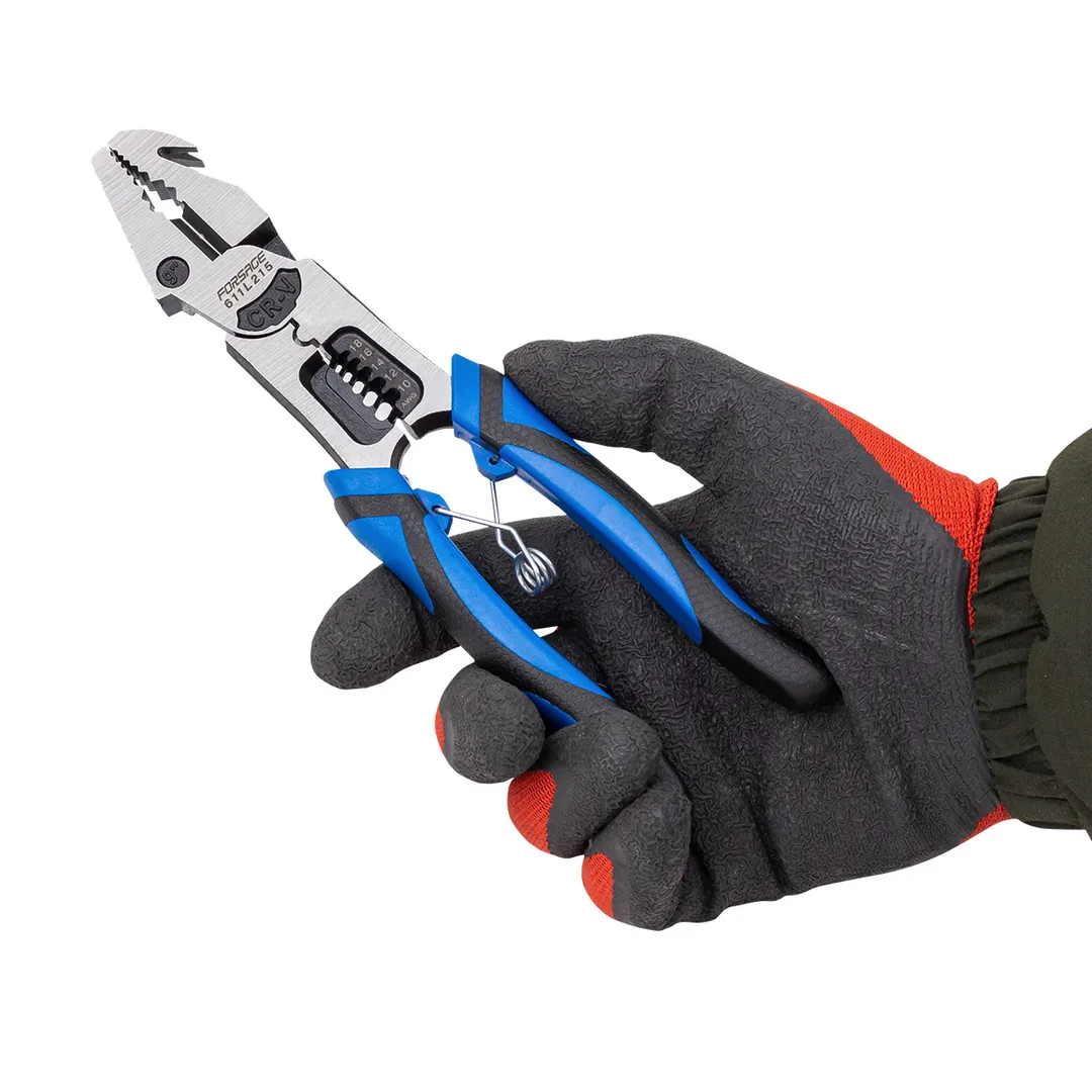 Плоскогубцы комбинированные многофункциональные 220 мм Forsage F-611L215