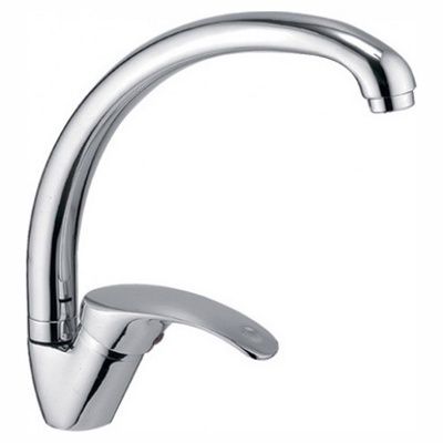 Смеситель для кухни, цинк, хром Ledeme L4136-B