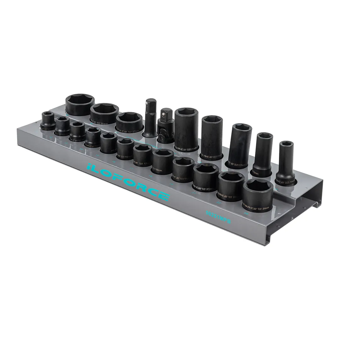 Набор ударных головок 1/2'', 22 пр., 6-гр. ILOforce IF-50221MPB