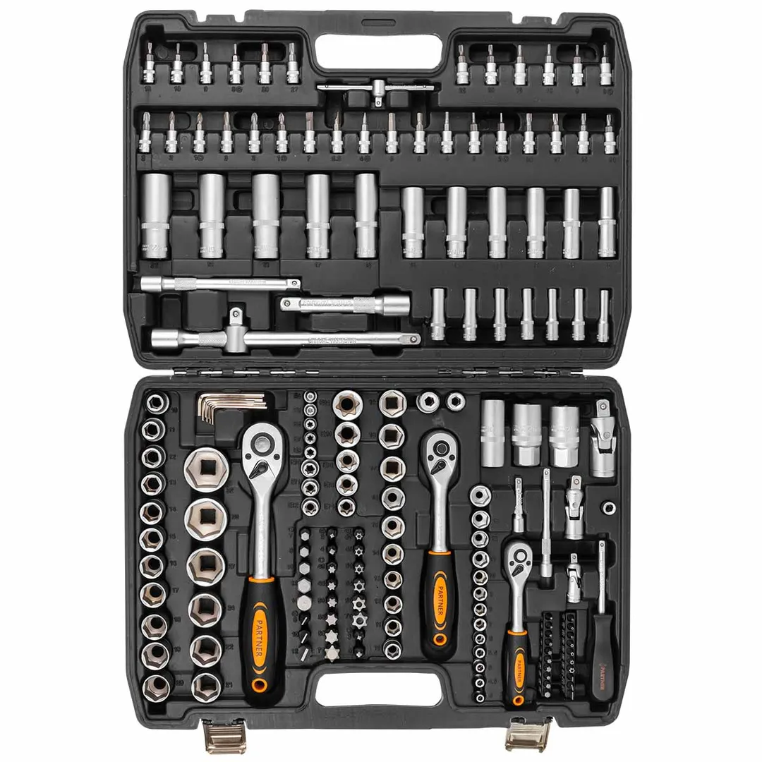 Набор инструмента 172 пр. 1/4''&1/2''& 3/8'', 6-гр. Partner PA-41723-5