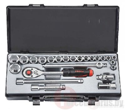 Набор инструментов 24 пр. 1/2'' 12-гр. Force 4246-9