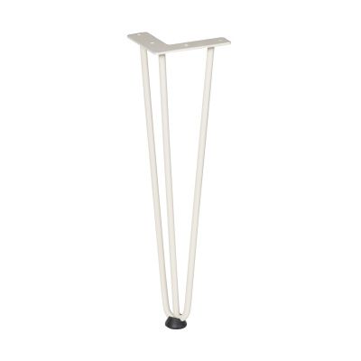 Опора меб. FLASH h410, слоновая кость AKS 111699