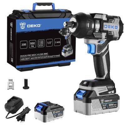 Гайковерт аккумуляторный ZKIS20 PRO MAX DEKO 083-1088