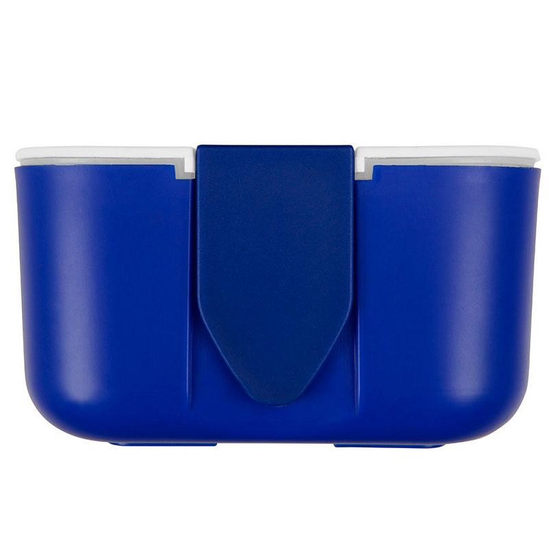 Контейнер для еды "Neo", пластик, синий, белый