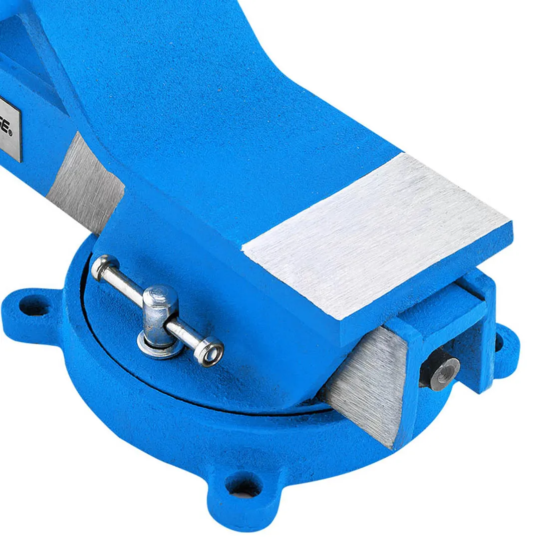 Тиски стальные поворотные с наковальней 80 мм Forsage F-6540803