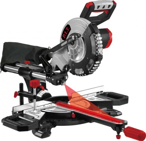 Пила торцовочная аккум. бесщёточная SOLO, 20В, Ø210 мм, накл 45°, протяжка, лазер PIT PMS20H-210A