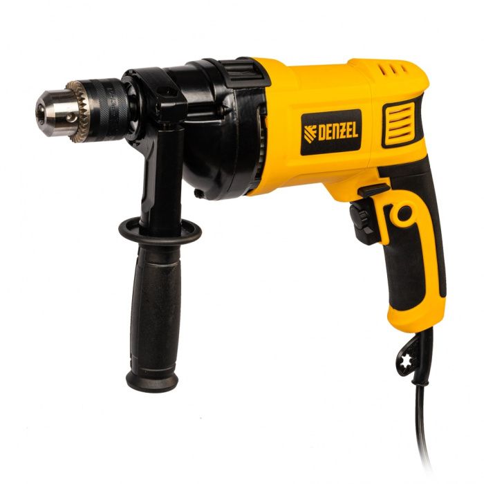 Дрель ударная ID-850, 850 Вт, 0-3000 об/мин, 48000 уд/мин Denzel 26309