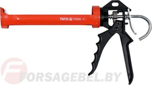 Пистолет для силикона полукорпусной 225 мм. Yato YT-6751