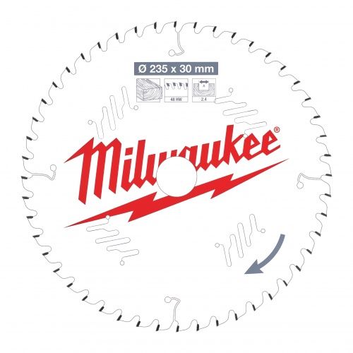 Пильный диск 235/30 2,4 4 Milwaukee 4932471307