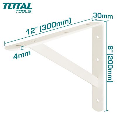 Кронштейн для полок 200 x 300 мм TOTAL THDSB0812