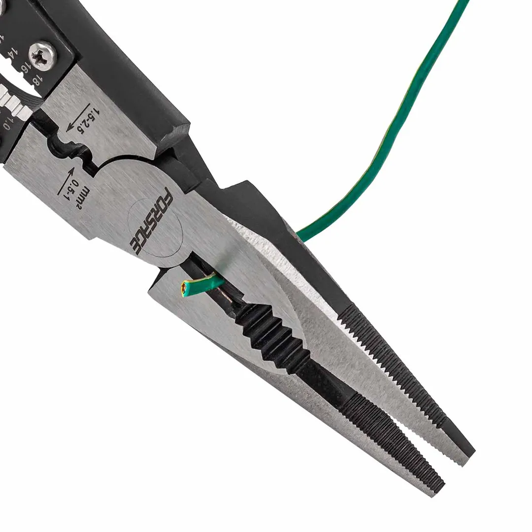 Длинногубцы для снятия изоляции 230 мм Forsage F-610M230