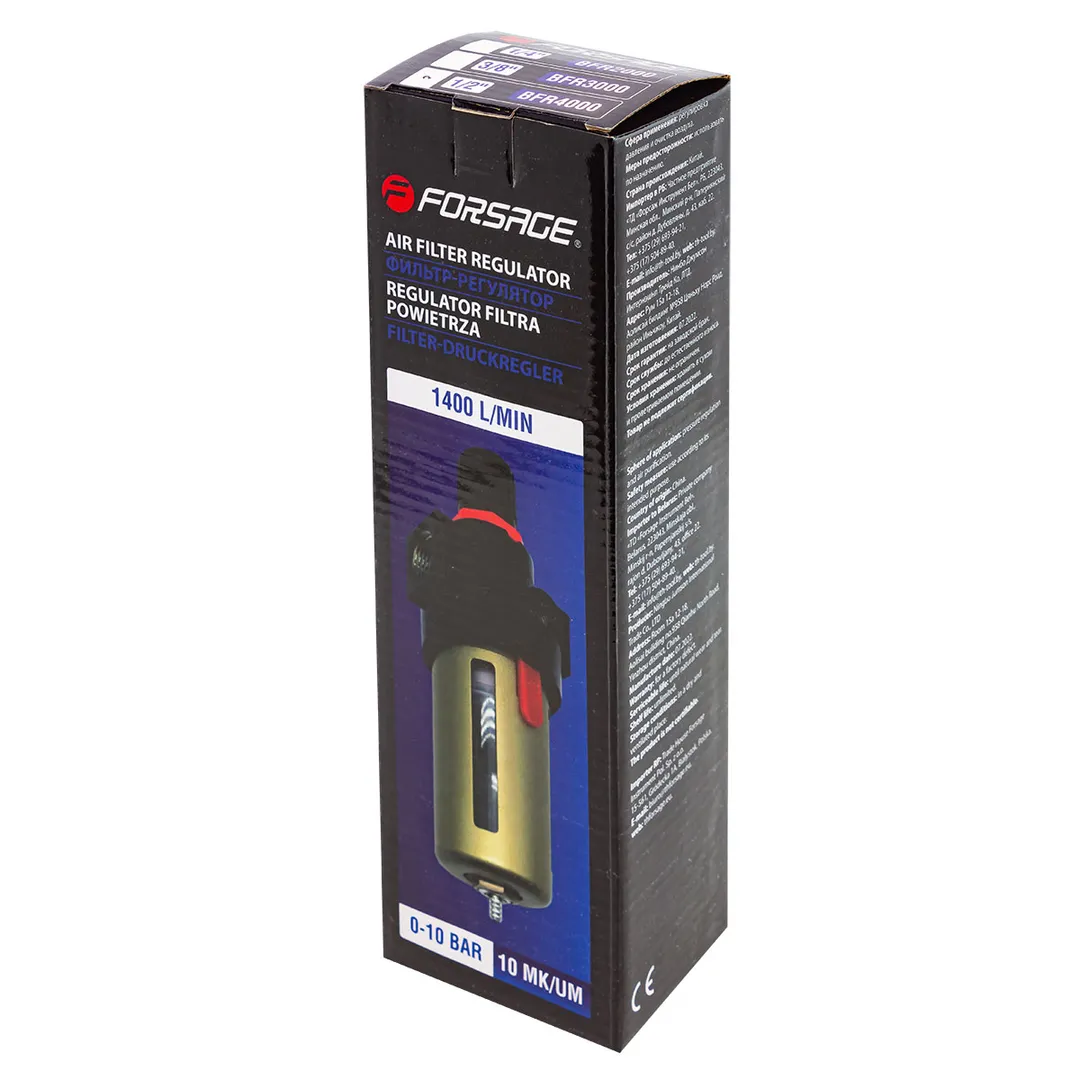 Фильтр-регулятор с индикатором давления 1/2" Forsage F-BFR4000