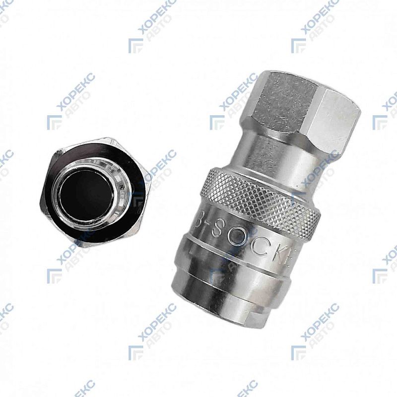 Быстроразъем пневматический "мама"-внутр. резьба 1/2" стандарт EUROPEAN DN 10 сечение 10 мм Aignep 0072200003