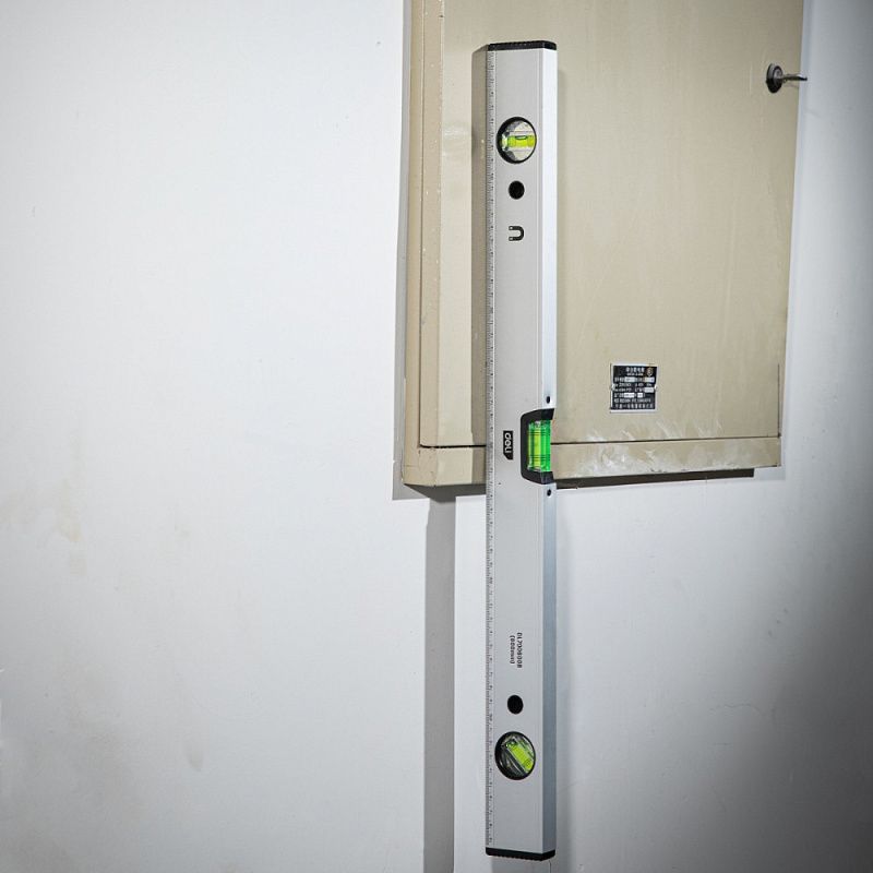 Уровень строительный Deli YS EDL700600B, 600 мм, магнит, алюминиевый сплав