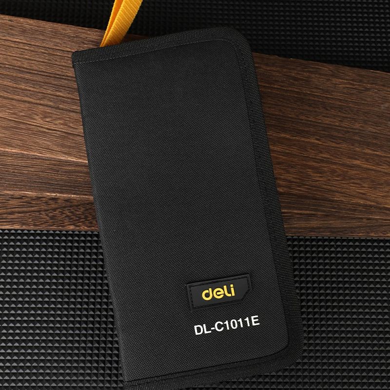 Набор ручного инструмента Deli YS EDL-C1011E, 11 пр, сумка, черный, желтый