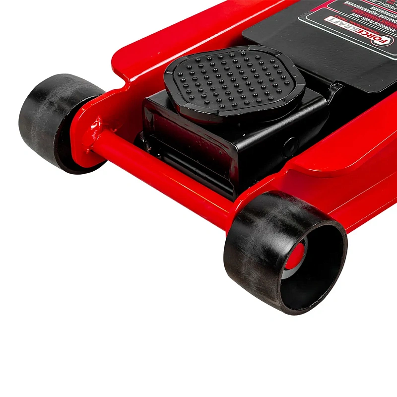 Домкрат подкатной гидравлический 5 т, 95-560 мм, двухпоршневой с резиновой накладкой ForceKraft FK-TR50001 MST