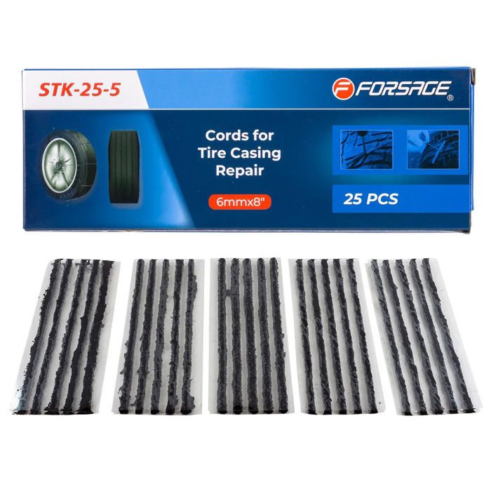 Шнуры для ремонта покрышек, комплект 25 шт. Forsage F-STK-25-5