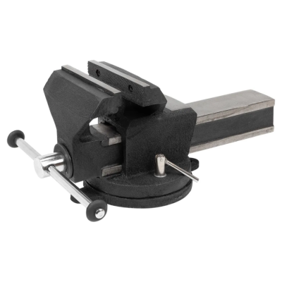 Тиски стальные поворотные с наковальней 150 мм RockForce RF-6540306