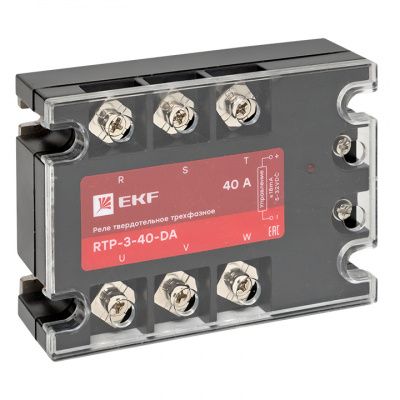 Реле твердотельное трехфазное RTP-40-DA EKF PROxima rtp-3-40-da
