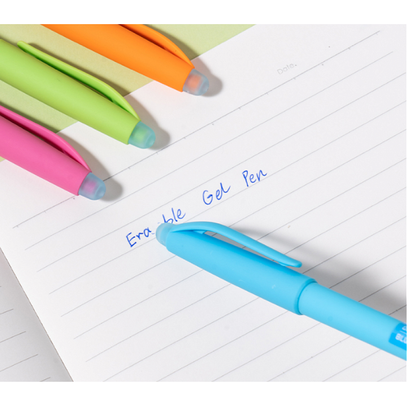 Ручка гелевая "Erasable", 0.5 мм, ассорти, стерж. синий