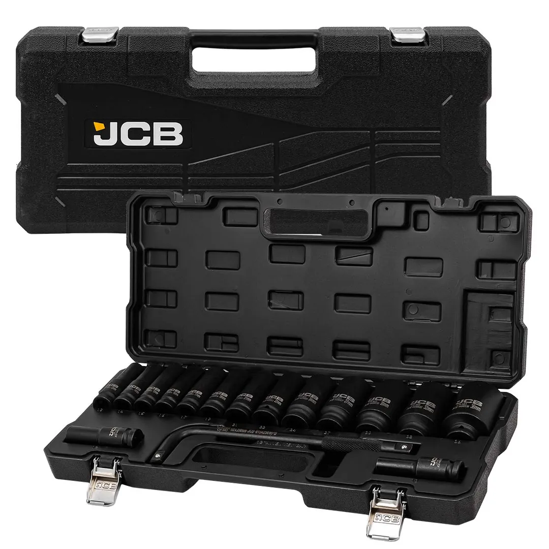 Набор инструментов ударных 16 пр., 1/2'' 6-гр JCB JCB-4166A-5MPB