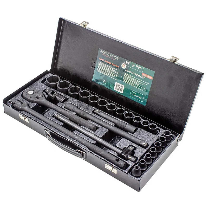 Набор ударных инструментов 26 пр 1/2'' 6-гр Cr-Mo RockForce RF-4263-5MPB