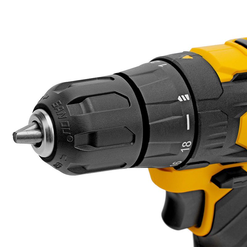 Дрель-шуруповерт аккумуляторная CDQ-20, Li-Ion, 20 В Denzel 26118