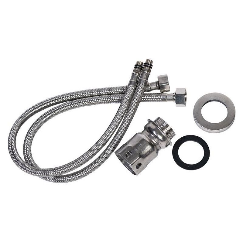 Смеситель для кухни, нержавеющая сталь, крем Wisent WP49-098-4-30