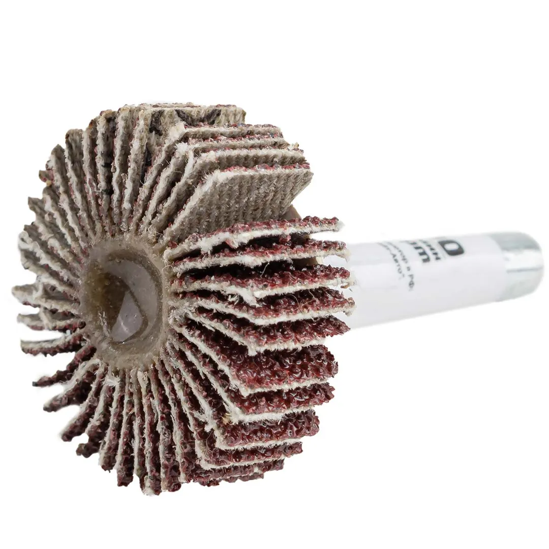 Круг шлифовальный лепестковый P60, 30х10 мм, цанга 6 мм, max 10 000 об/мин RockForce RF-FD560Р