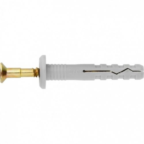 Дюбель-гвоздь полипропиленовый грибовидный бортик Сибртех