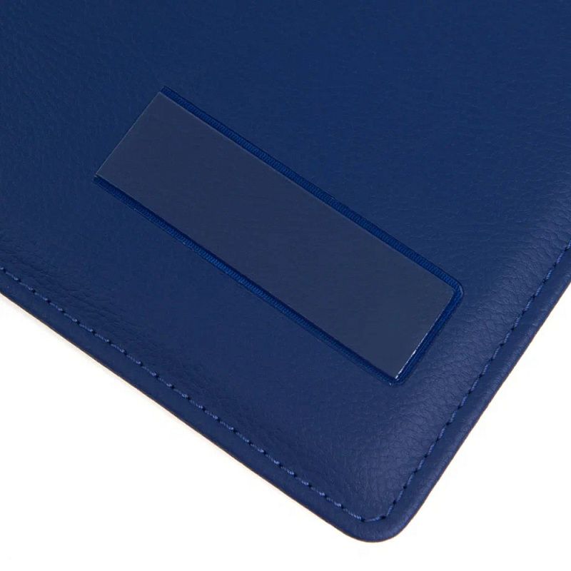Папка на подпись, с карманом, синий матовый