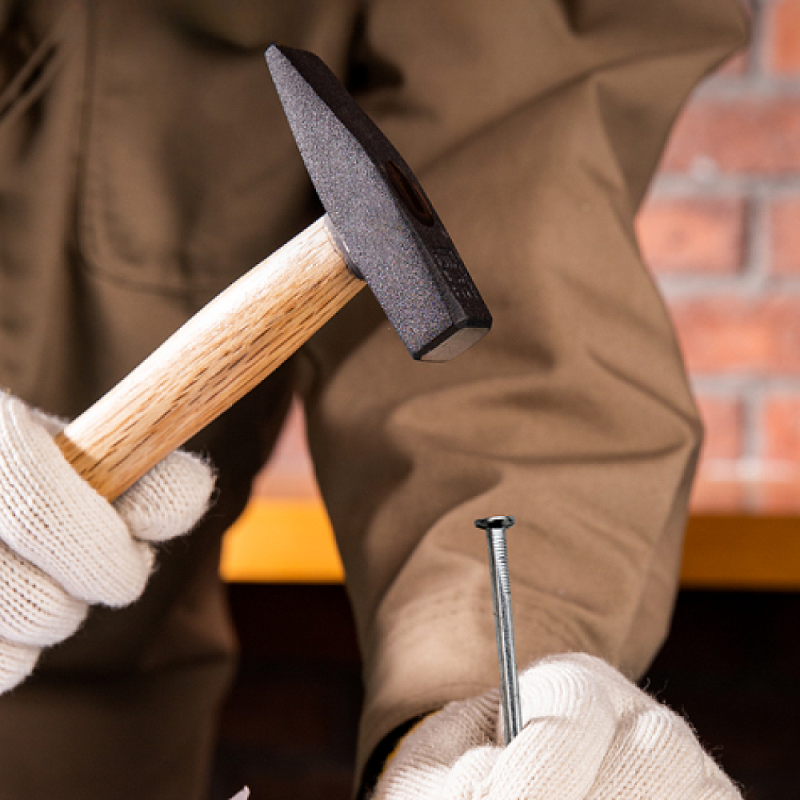 Молоток слесарный Deli YS DL442200, 0.2 кг, деревянная рукоятка