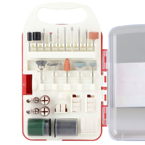 Набор принадлежностей для гравировальных машин, 71 предмет, пластиковый кейс PIT ASET11-0071
