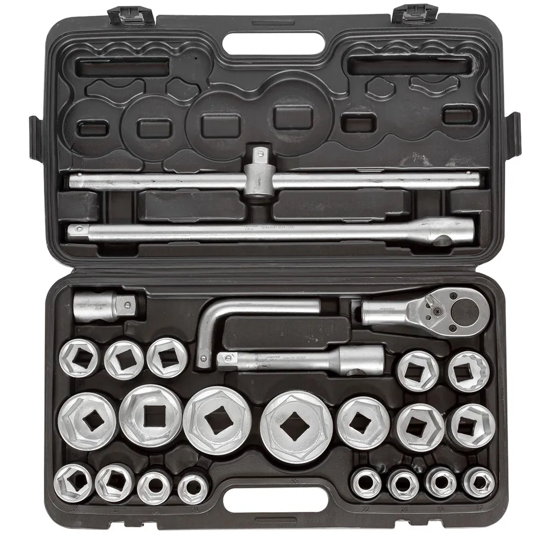 Набор головок 26 пр, 3/4''&1'', 6-гр., 12-гр. 17-65 мм Forsage F-68262-5