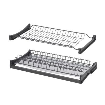 Сушка для посуды 500 HUGO с профилем, графит AKS 113240