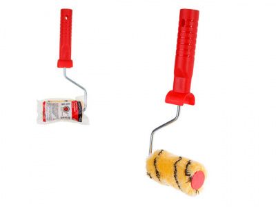 Валик POLYACRYL с ручкой, покраска стен и фасадов, STARTUL MASTER