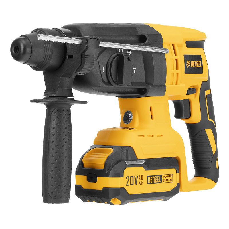 Перфоратор аккумуляторный бесщет. RHH-BL-20-28, 3 Дж, Li-Ion, 20 В Denzel 26707